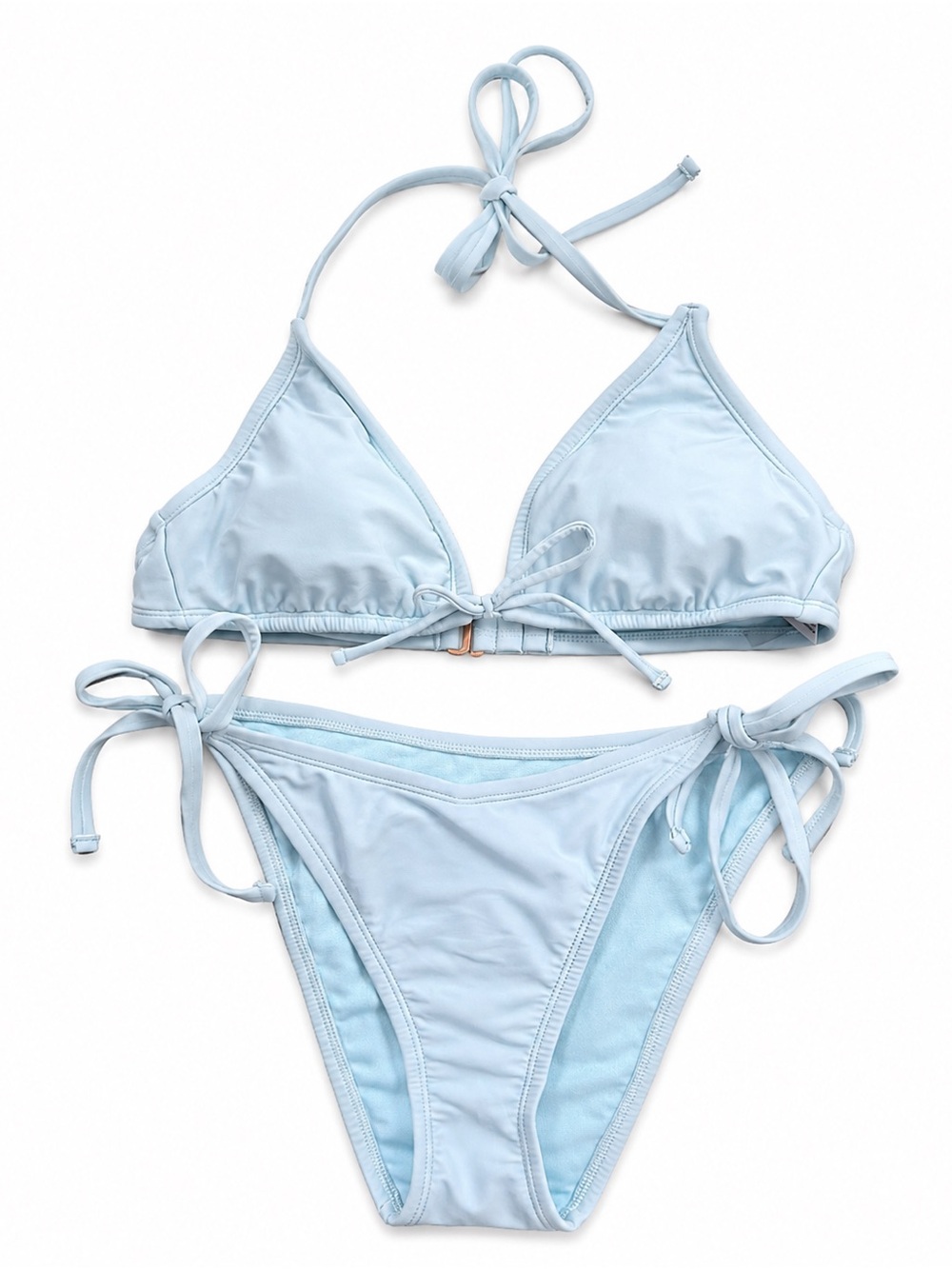 Target Shade & Shore Light Blue Bikini Set Size Medium Light Blue
